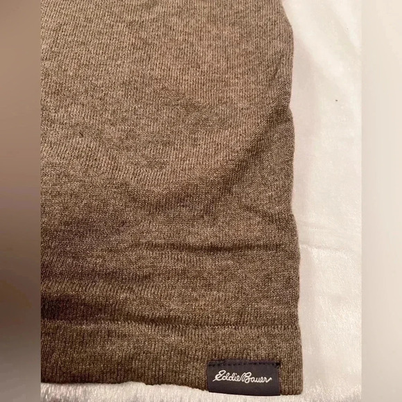 Eddie Bauer Men’s Large Cotton Merino Wool Pullover Sweater - Picture 7 of 10